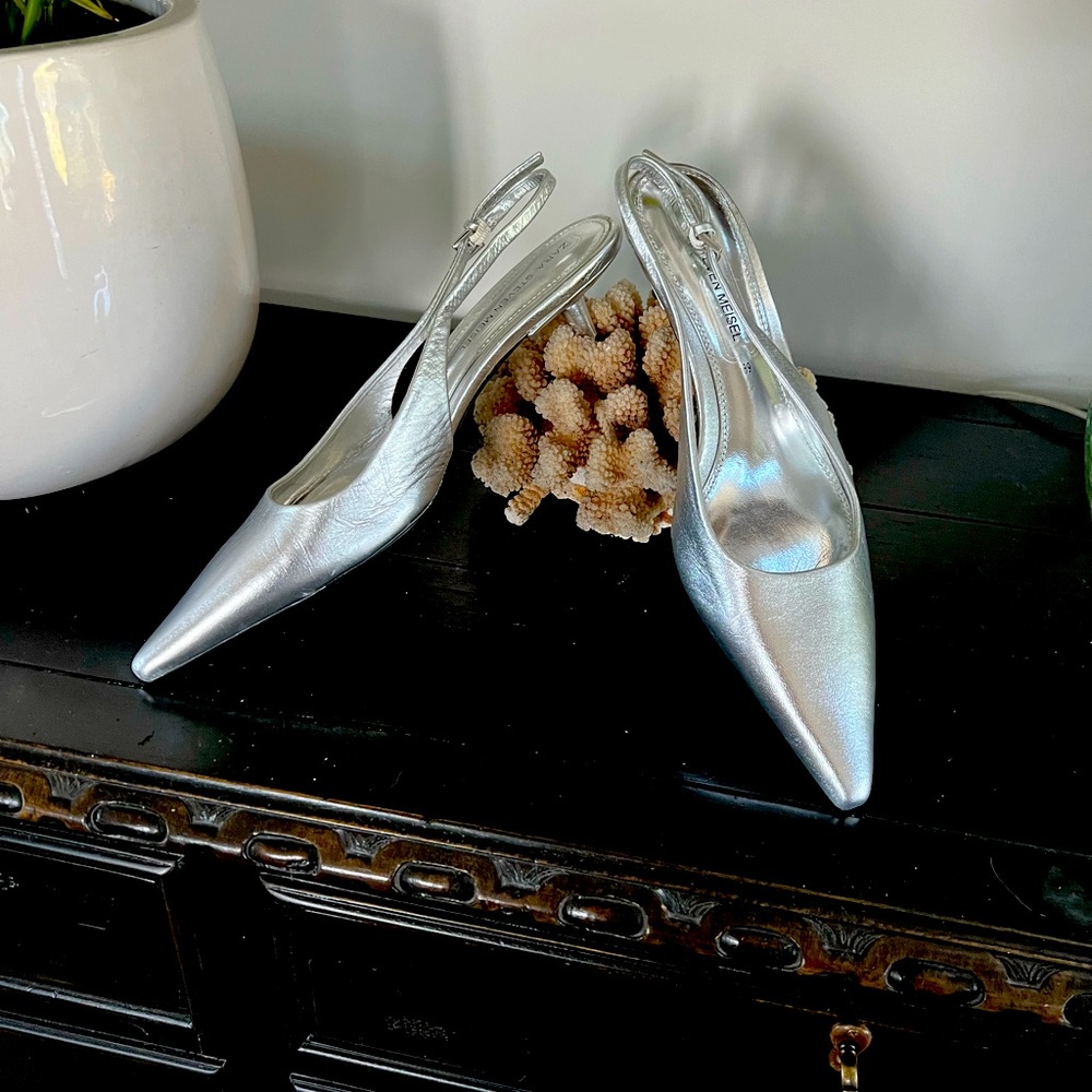Zara Silver Heels